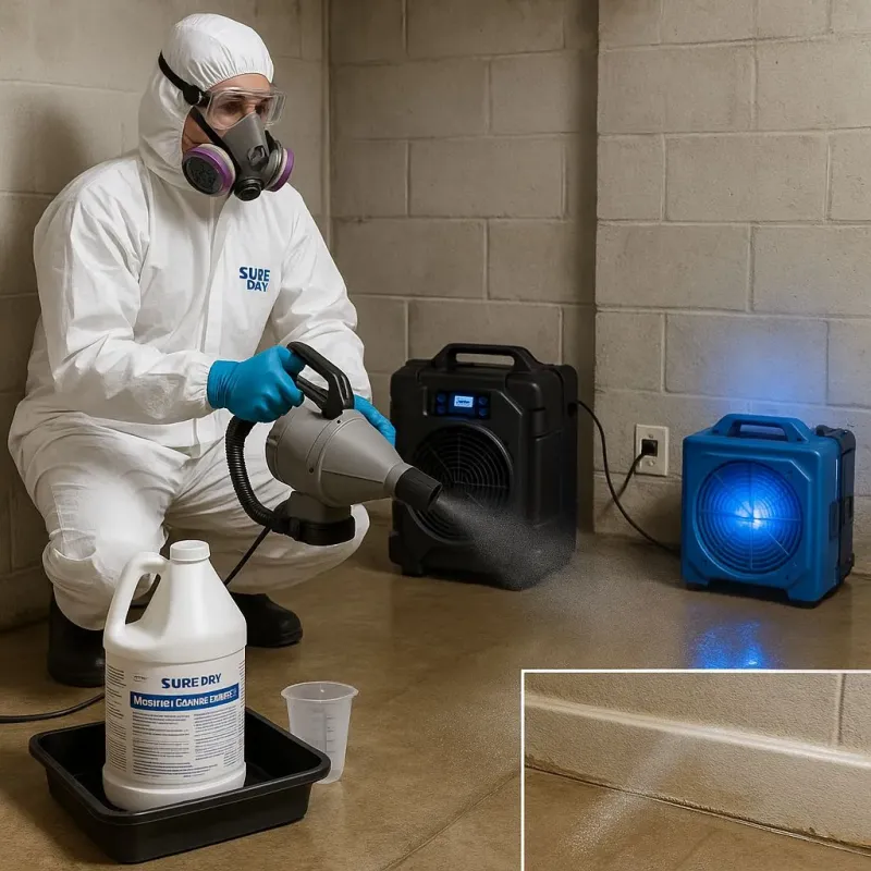 Sanitization and Odor Removal process in Sherman, IL