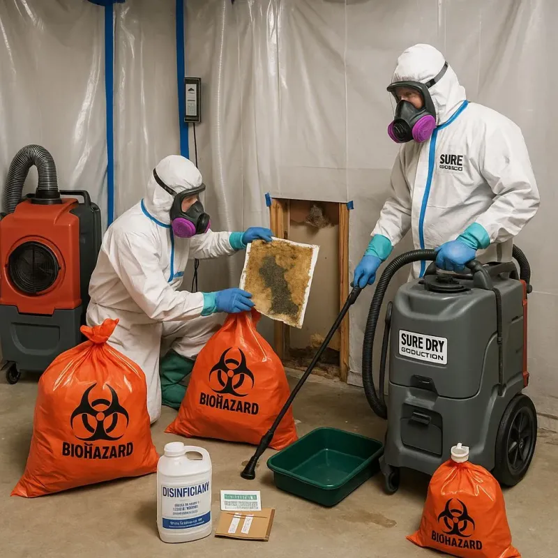 Contaminated Water Handling Protocols process in Sherman, IL