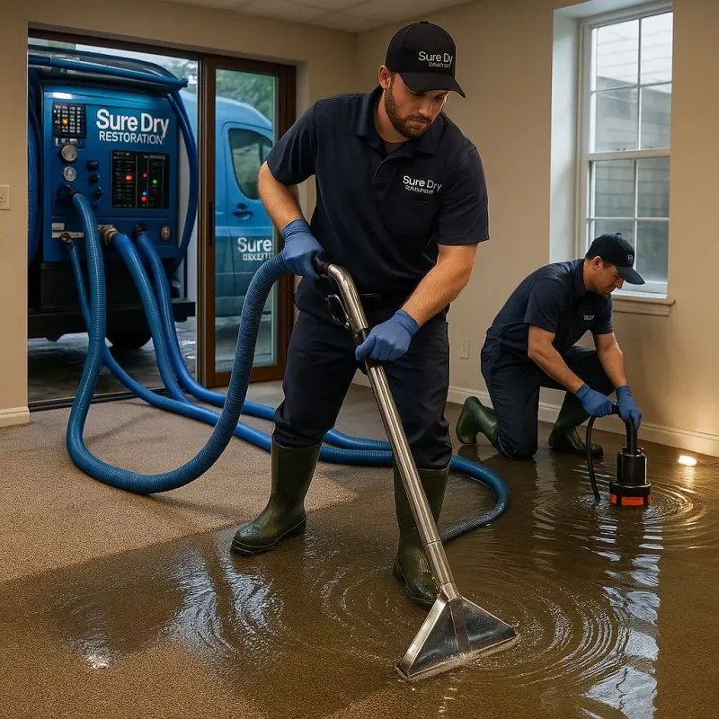 Water Extraction and Removal process in Sherman, IL